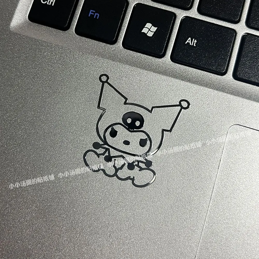 전기도금 만화 금속 스티커 산리오 헬로키티 DIY 휴대폰 케이스 스티커 방수 전기도금 스티커 생일 선물