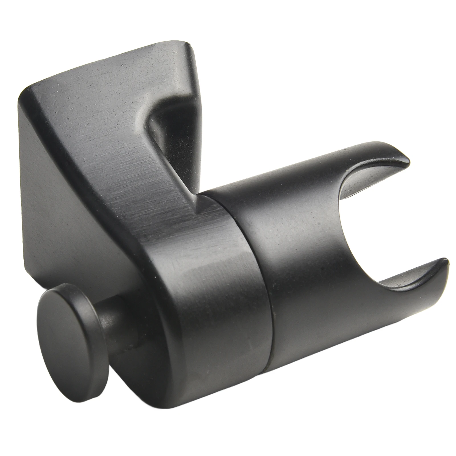 360 Shower Mount Zinc Alloy Shower Holder Shower Installation Rounded Edge Design Shower Head For Handheld Showers
