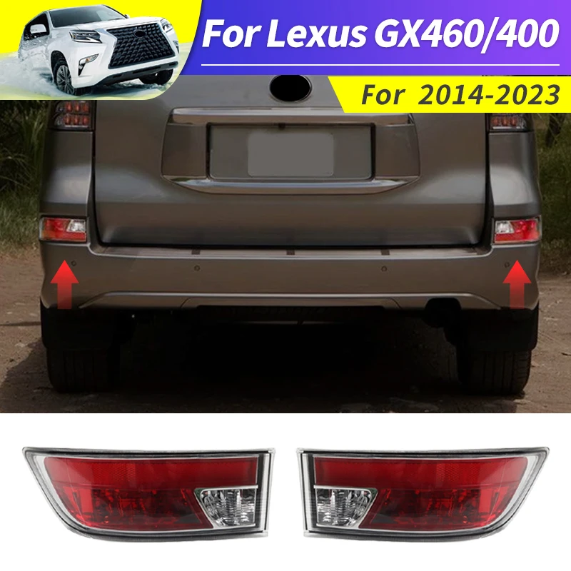 

For 2014-2023 Lexus GX460 Rear Fog Lamp Modification Bumper Light LED Dynamic Light Accessories