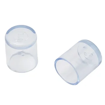 16 tampa de perna de cadeira protetor de pé de borracha almofada capa de mesa de móveis 16mm/19mm/25mm/30mm capas anti-ruído de pvc
