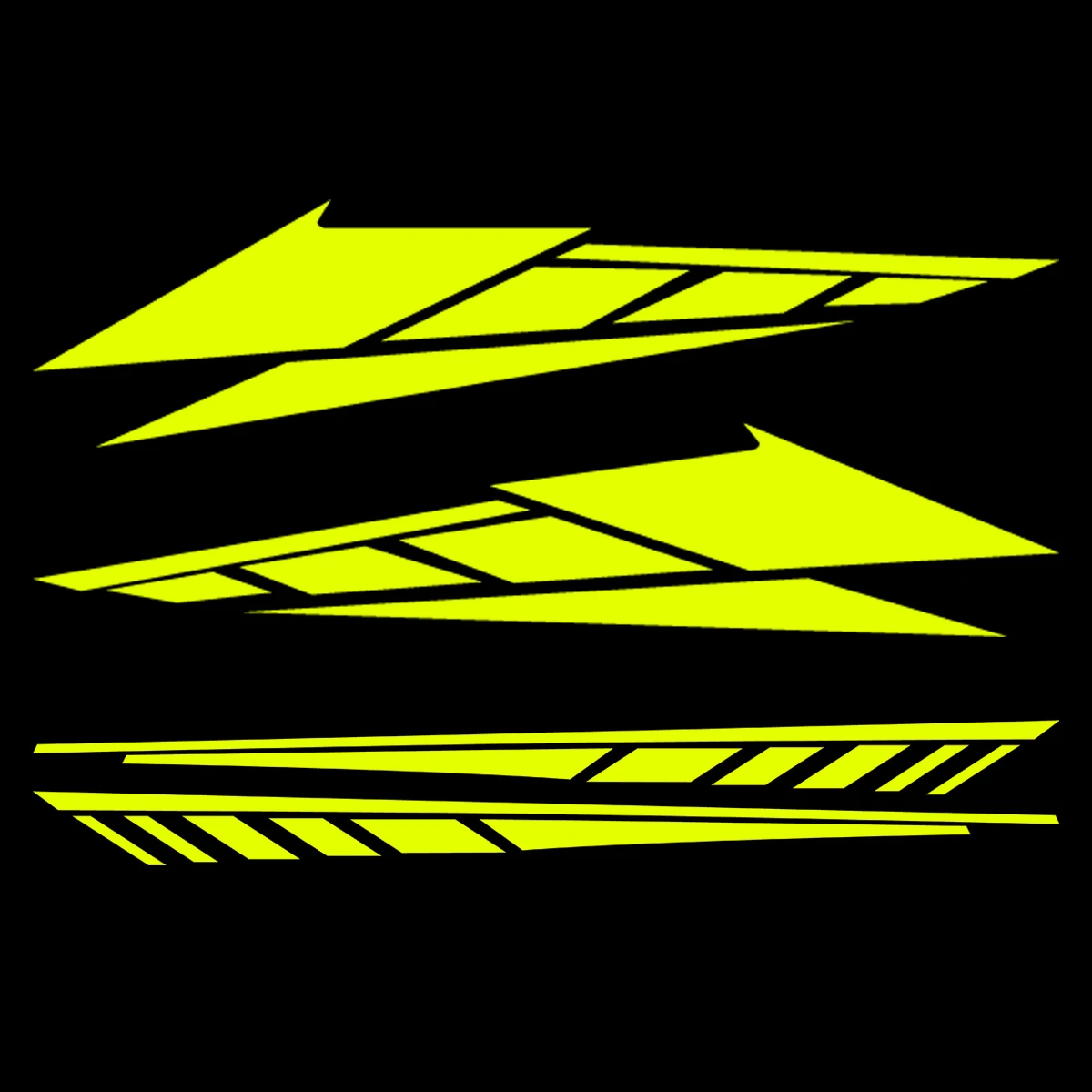 1 paar Motorrad Kotflügel Vorne Körper Universal Aufkleber Moto Körper Reflektierende Vinyl Aufkleber Zubehör Für R1 R3 Mt07 Mt09 Tmax