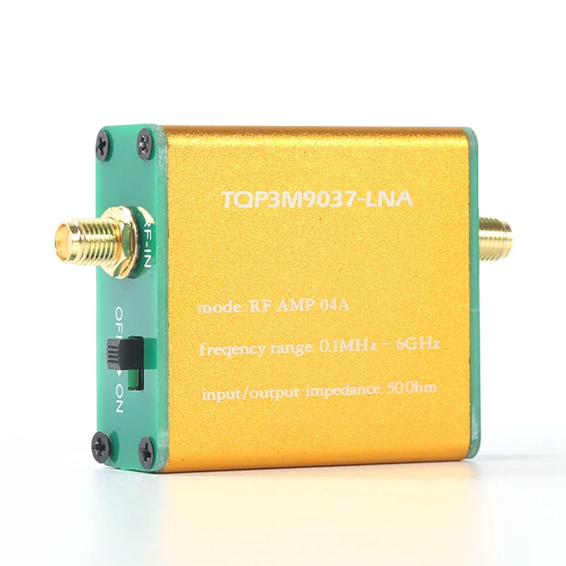 مضخم صوت ممتاز ومنخفض الضوضاء 100K-6Ghz كامل النطاق 20DB LNA RF مضخم الطاقة برامج احترافية راديو محدد