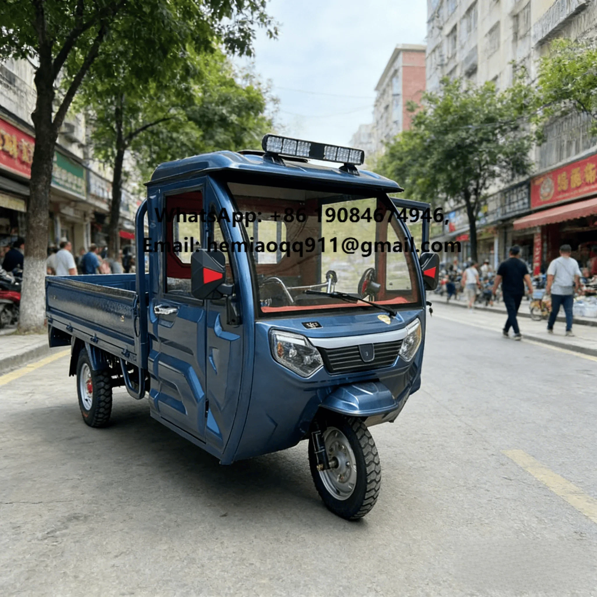 

Load King Electric Tricycle - High-power Cargo Transport - Agricultural Cargo Transport Vehicle