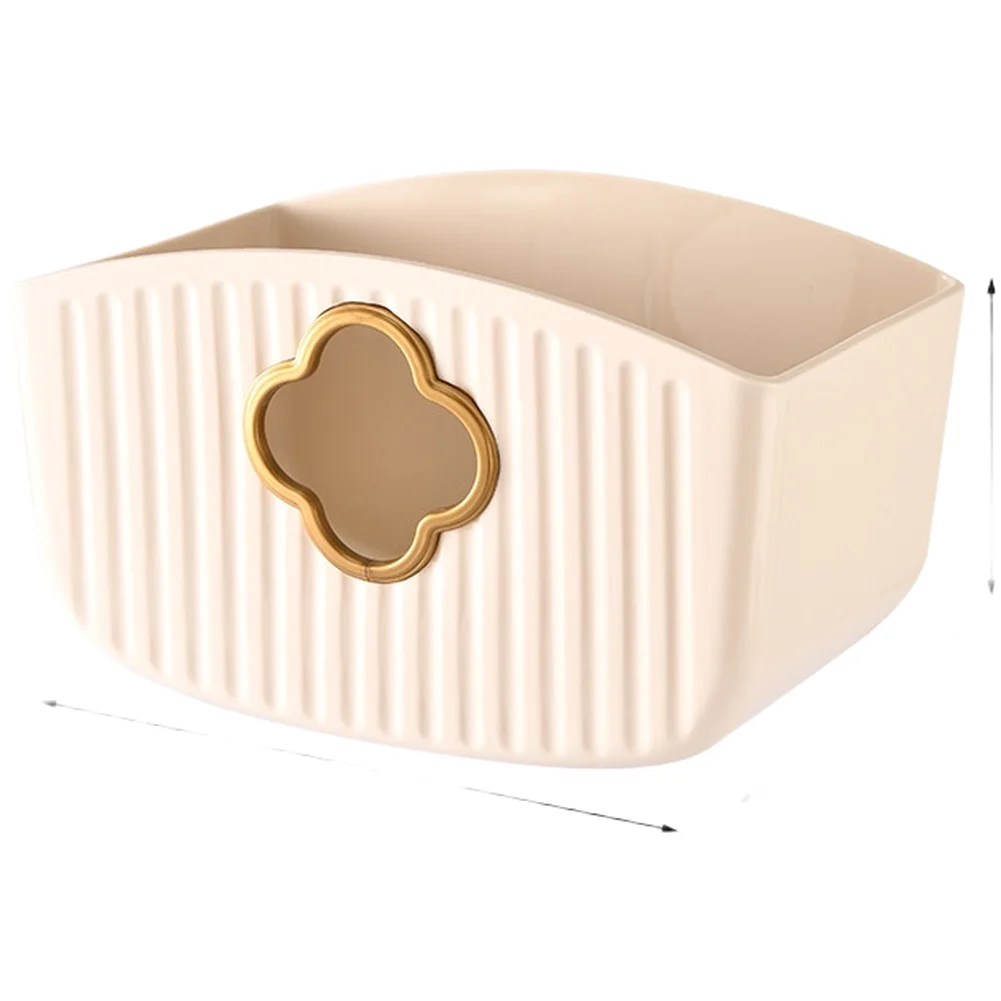 Back Wall Mount Box for Bathroom Use Holds Facial Towels and Standard Paper Rolls U Shaped Opening for Easy Pull