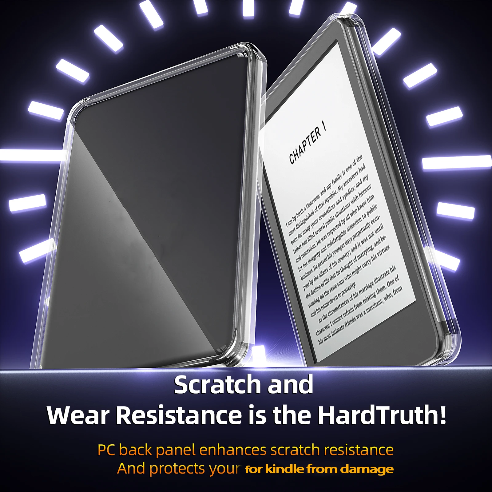 

for Kindle 11 2024 Generation Transparent Protective Cover 4 Corner Tablet Anti-fall Anti-scratch Dustproof Case 1pcs