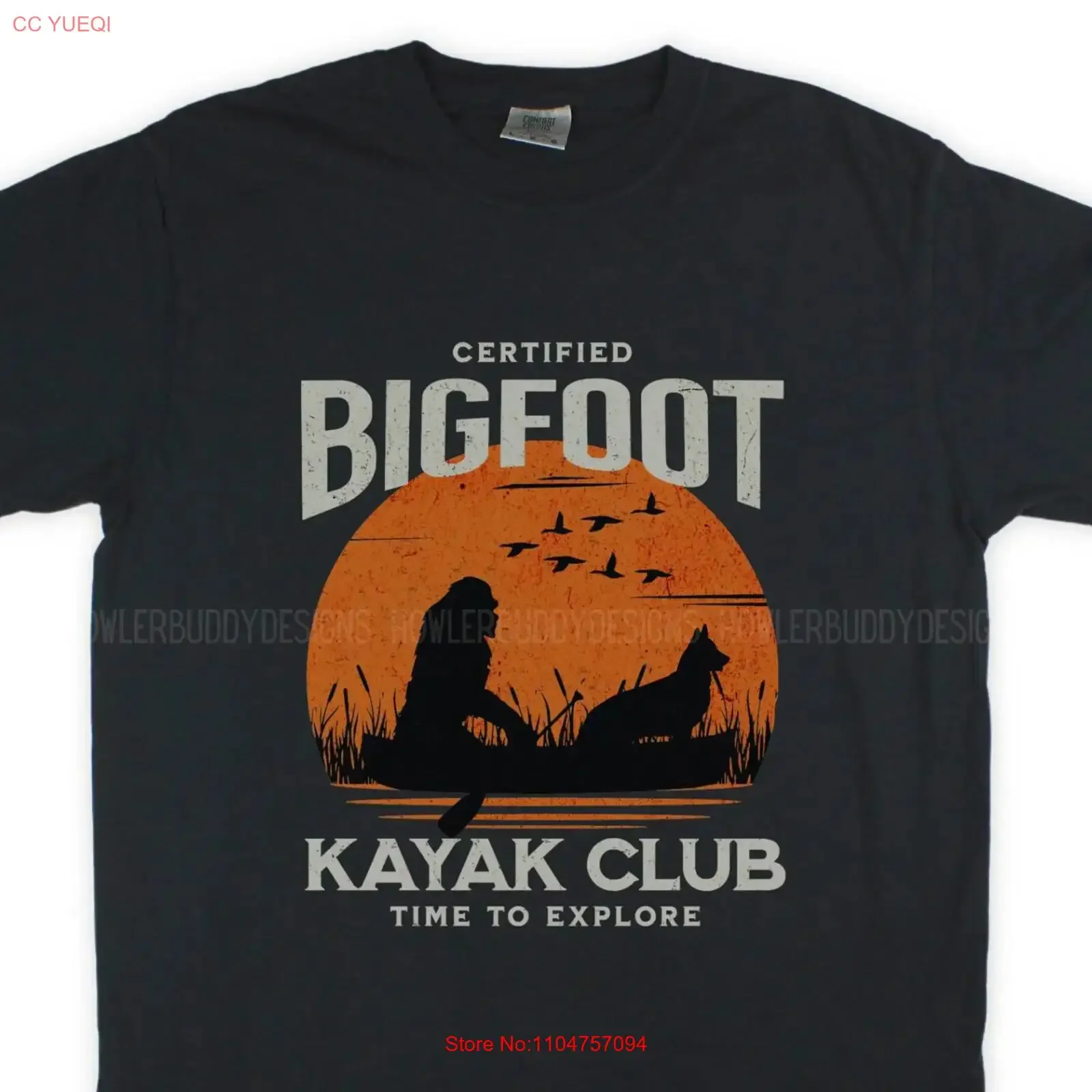 Bigfoot Nature Lover T Shirt German Shepherd Dog Mom Dad s for Sasquatch Lovers Hiking Kayak Wildlife in the Outdoors vintage