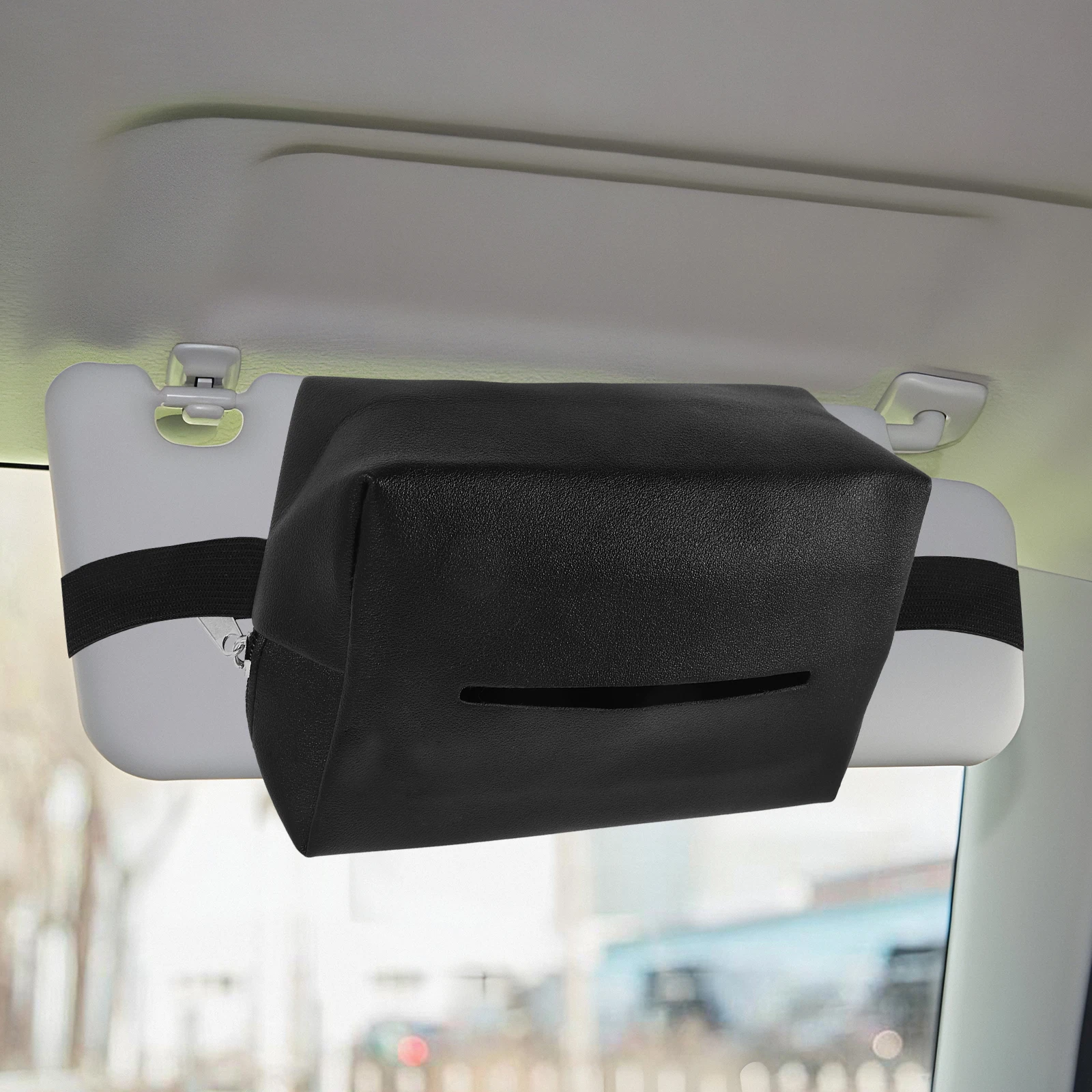 

Car Back Seat ganizer Tissue Bag Holder Universal PU Car Rear Napkin Storage Box for Vehicle Trunk Accessories