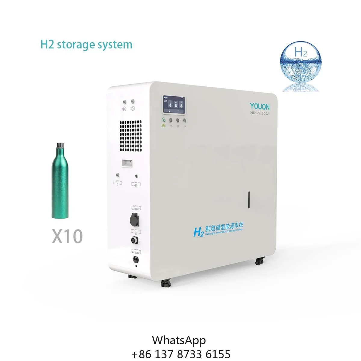 New Innovation 1600W Hydrogen Energy Generator And Storage System 3-7KWH Off Grid Hydrogen System For Home Power Bank