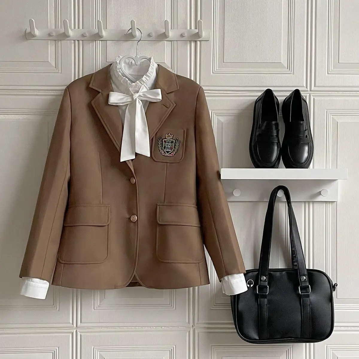 

Suit Shirt Jacket Casual Japanese College Style All-match Temperament Long-sleeved Original Design 2023 New