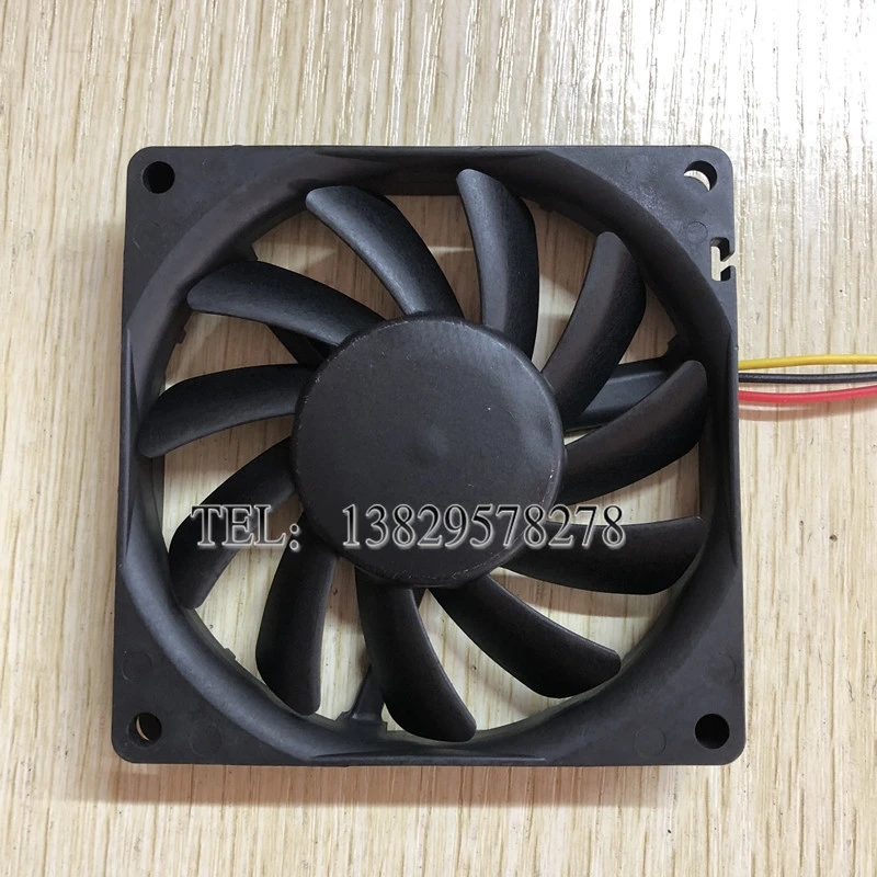 Ltsf لسانيو دينكي 109P0812H701 تيار مستمر 12 فولت 0.2A 80x80x15 مللي متر 3-سلك مروحة تبريد الخادم 8 سنتيمتر #2