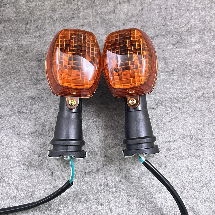 1 Pair Front Motorcycle Turn Signal Light Flashers Indicator For kawasaki ZXR250 ZXR400 ZXR750 KLE 250/400/500 ZRX1200R/S