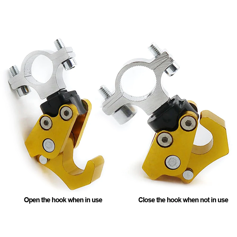 

Крючок для хранения мотоциклетного шлема, вешалка для багажной сумки, держатель с крючком из алюминиевого сплава для электрического мотоцикла, велосипеда, скутера