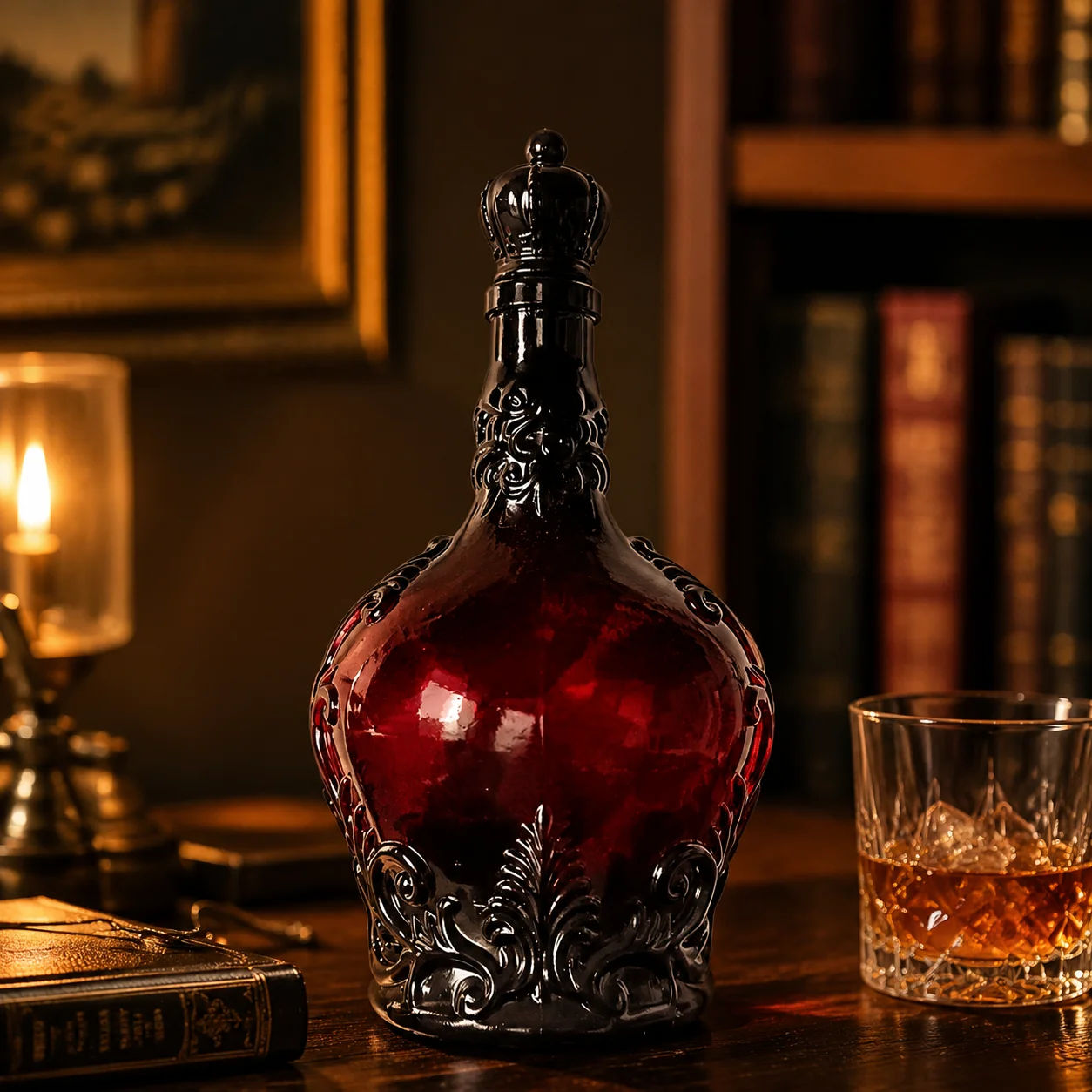 Funny Whiskey Bottle Decanter Home Bar Kitchen Office Table Ornament Novelty Liquor Flask Gift For Men Women