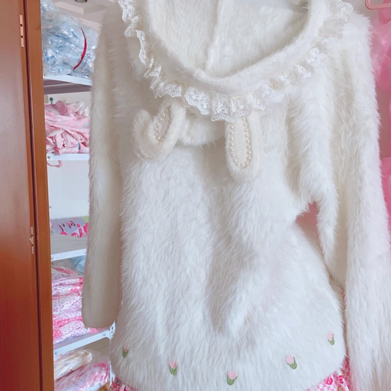 2025 가을 겨울 신상 스타일리시 니트 여성 가디건 일본 디자인 두꺼운 따뜻한 플러피 니트 탑 스웨터 코트 여성용