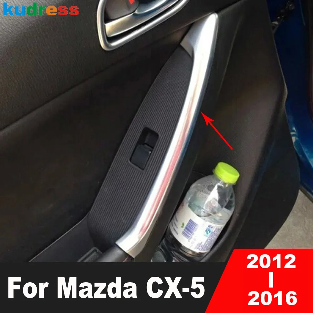 

Для Mazda CX-5 CX5 2012 2013 2014 2015 2016 матовый Автомобильный задний Внутренний дверной подлокотник панель Крышка отделка аксессуары для интерьера