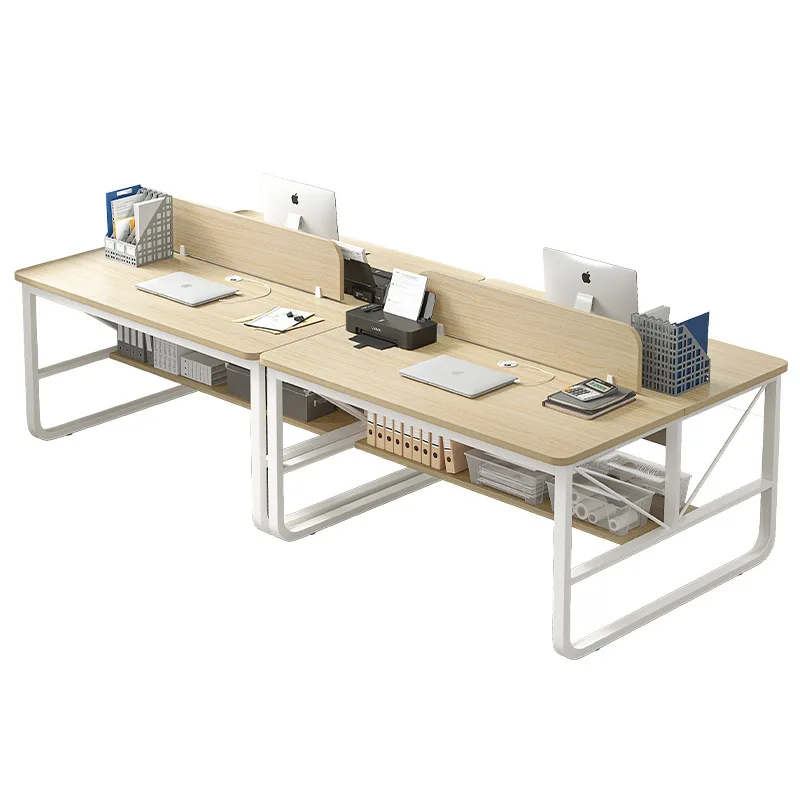 

Office desk and chair combination simple modern staff office simple furniture computer desk