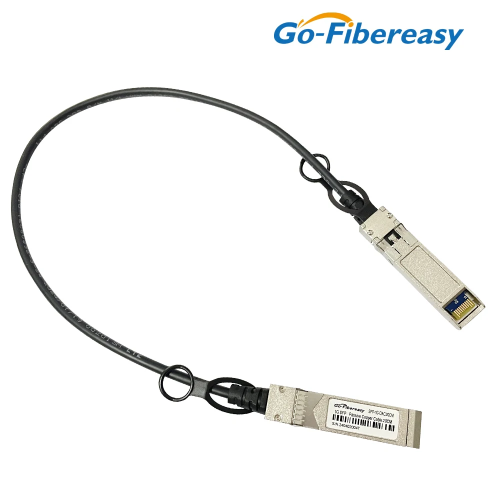 Kabel SFP 1Gb DAC 0,2m~10m SFP do SFP Direct Attach Passive Copper Cables Pełna Kompatybilność z Cisco, MikroTik, TP-Link Fiber Switch — zdjęcie produktu 6