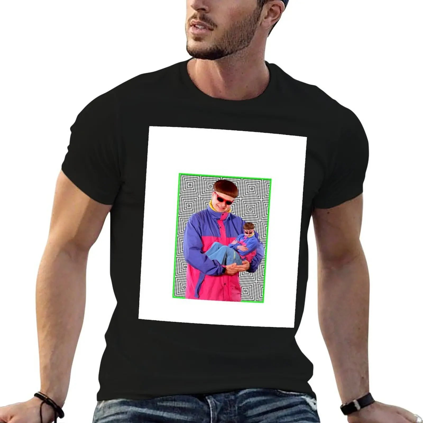 

Oliver Tree baby with Oliver Tree father Premium T-Shirt man t shirt cotton high quality t shirts for man cotton T-Shirt