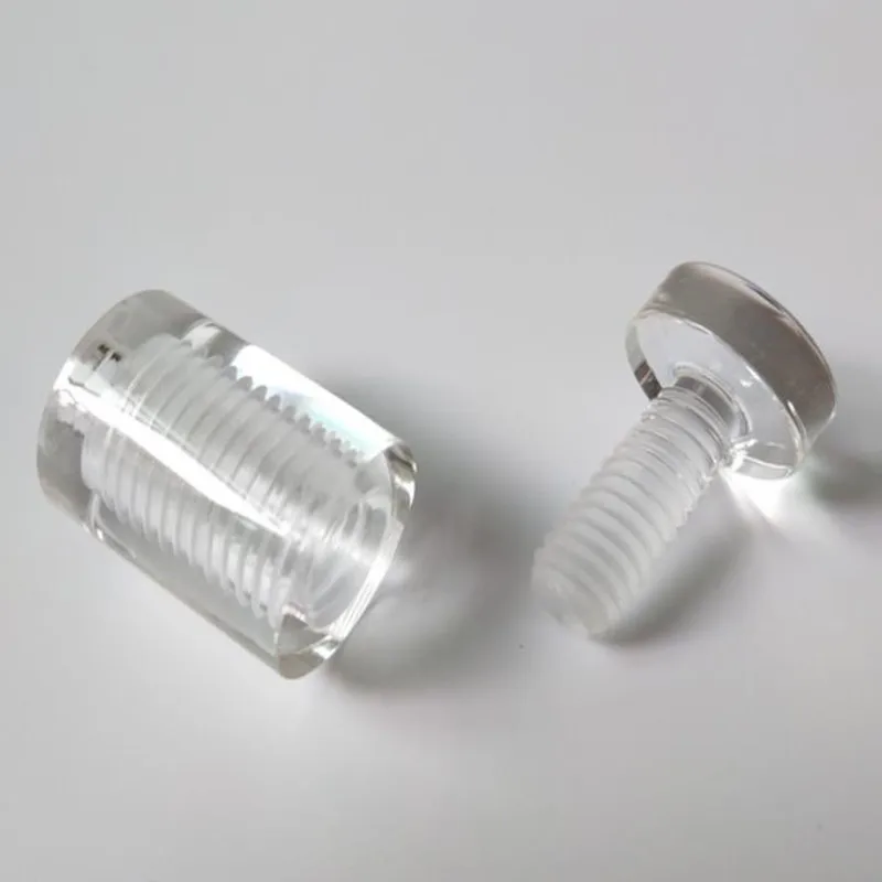 10Pcs  Dia 13mm  19mm 25mm Transparent Acrylic Advertisement Standoffs Pin Nails Billboard Fixing Screws Hardware