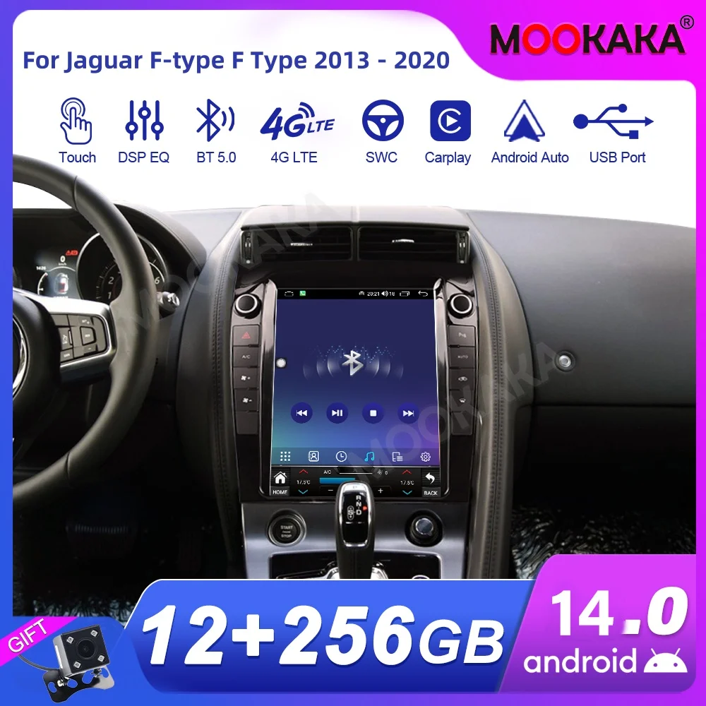

For Jaguar F-type F Type 2013 - 2020 Car Radio Multimedia Player Wireless Carplay Android Auto Autoradio Stereo GPS Navi Head