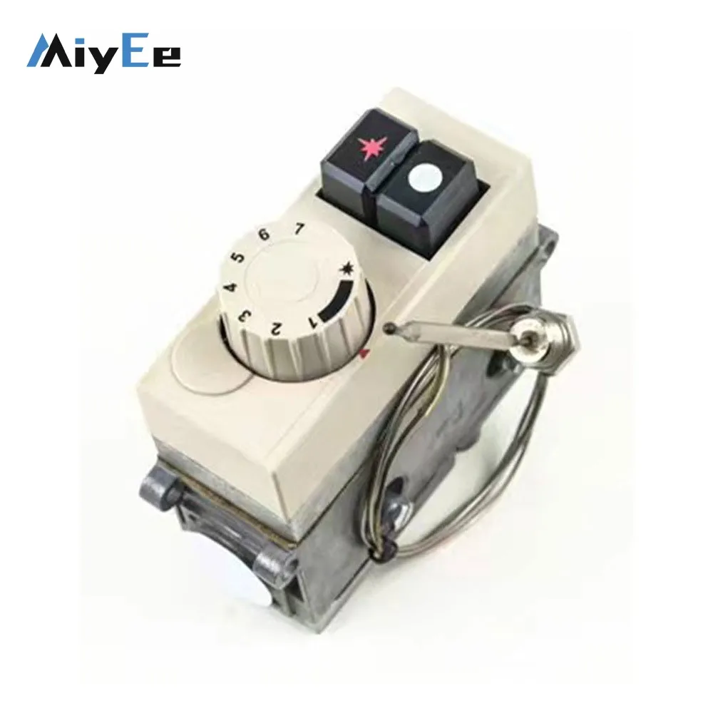 Miyee 0085AQ287 Gas Thermostat 120-200°C Fryer Thermostat 710 Replacement for Gas Commercial Wok Steamer