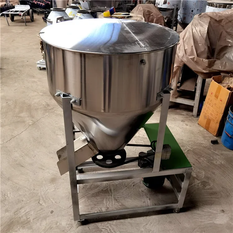 Professional production Multifunctional stainless steel feed pellet mixer Plastic pellet mixer Grain seed uniform mixing mixer