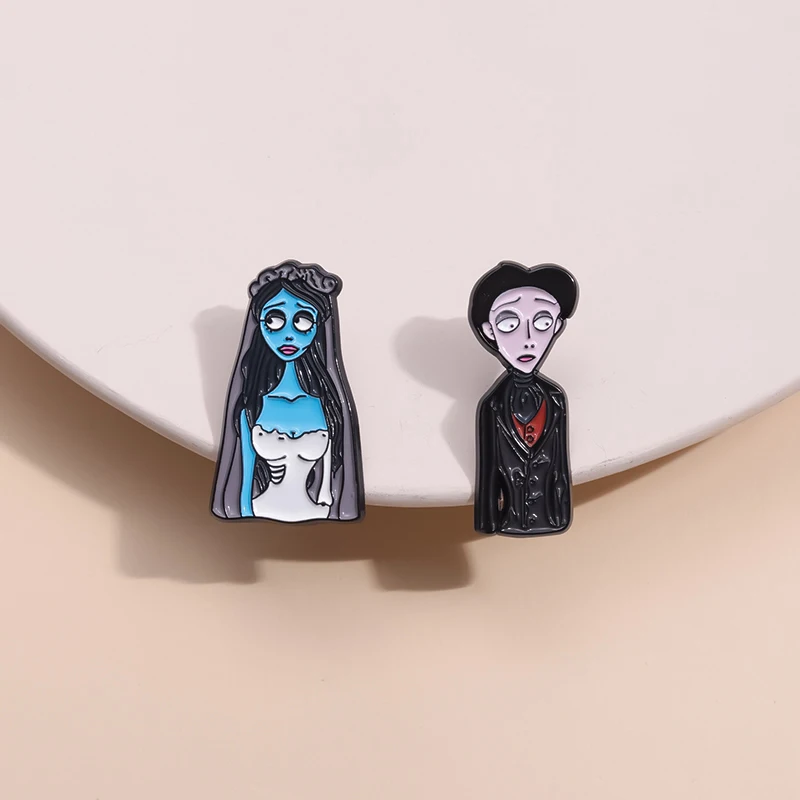 Anime Character Enamel Pins Cartoon Movie Figure Cute Brooches Hat Lapel Badge on Backpack Accessories Jewelry Friends Gifts image 6