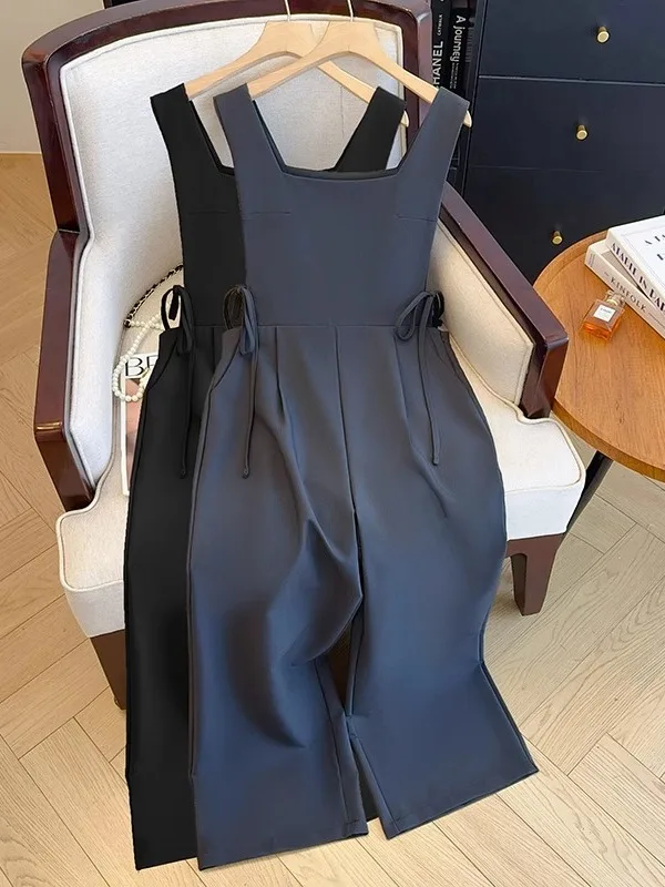

Ele plus Size Wide Leg Jumpsuit Women's Faionable Spring Summer Slimming Sli Bal One-Piece Suit Pink Avril