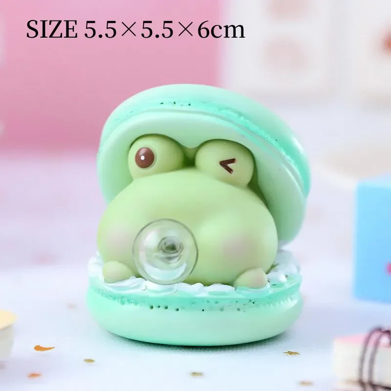 1pcs Cartoon Macaron Burger Ornament Squeezing Bubble Soft Stress Relief Desktop Decoration Adult Student Stress Relieving Toy