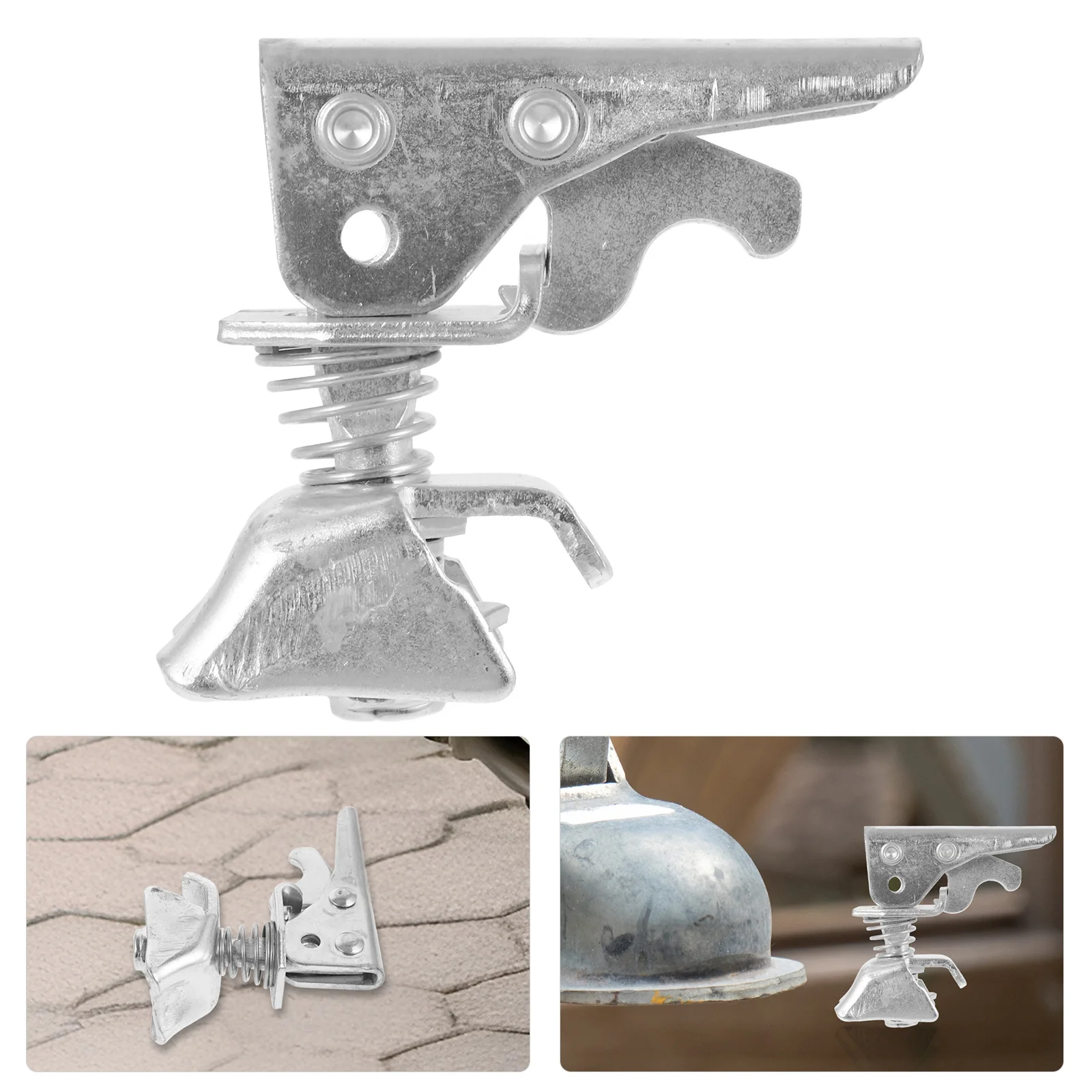 

Замок для прицепа, аксессуар для ремонта прицепов, замена замка для сцепного устройства, устойчивый к сжатию, прочный замок для сцепного устройства для шарового крепления