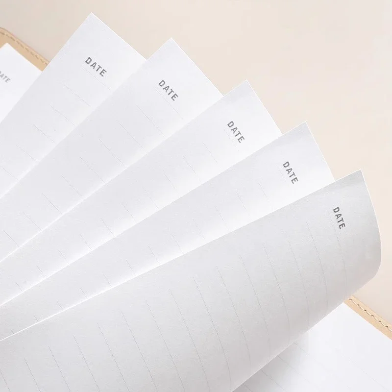 A6 Lose blatt Binder Linie Notebook Pu Lederbezug Budget Binder sparen Rechnung Veranstalter Zubehör