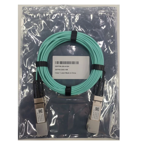 Mellanox Compatibility MFS1S00-H010E MFS1S00-H015E MFS1S00-H010E MFS1S00-H030E Active Fiber Cable IB HDR, Up To 200Gb/s, QFP56