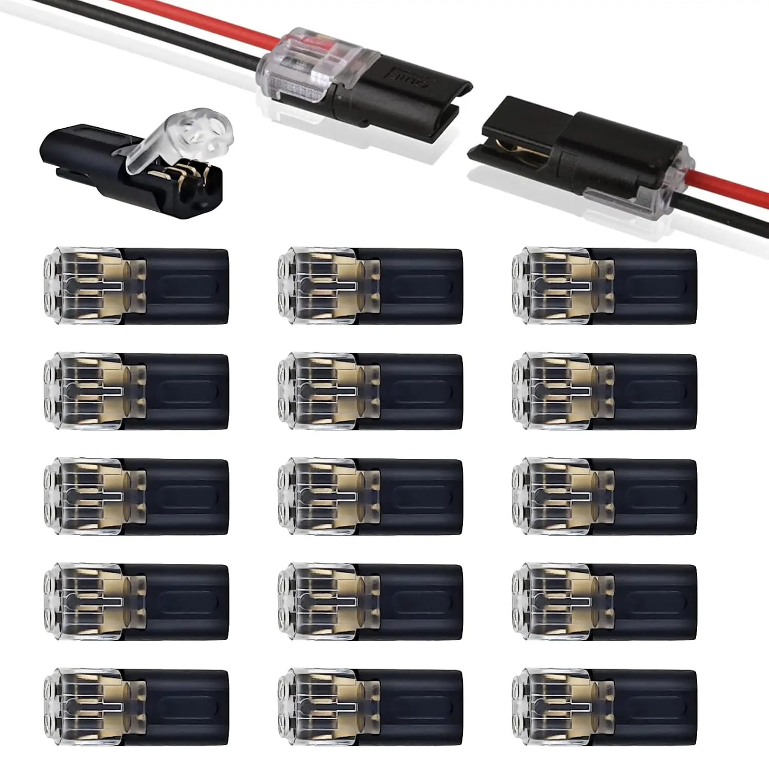 2 Pin Way Plug Waterproof Electrical Connector Car Wire Cable Automotive Electrical Connector Strip Terminal Connection NEW