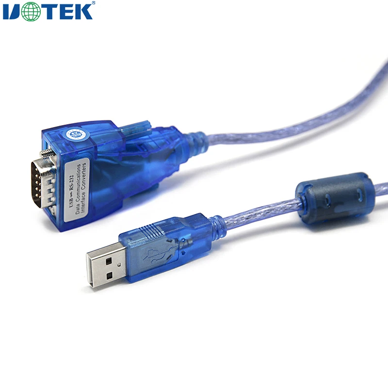 UOTEK USB to RS232 Cable Converter DB9 RS-232 USB a Adapter Conversion Cable Com with FTDI Chip Magnetic Ring UT-8801