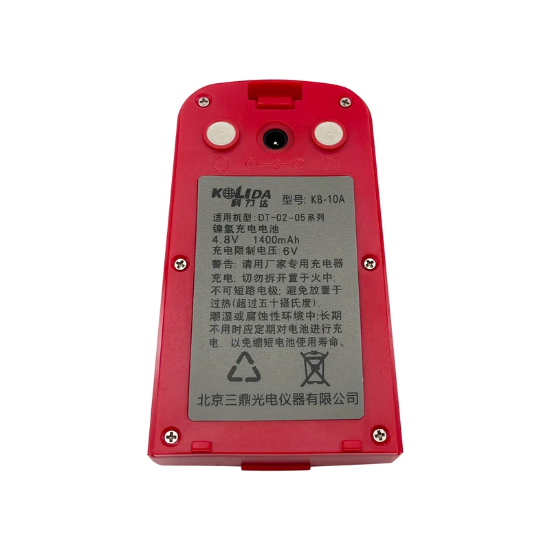 KB-10A 1400mAh Battery for Kolida DT-02 02CL DT-05LL Electronic Digital Theodolite Survey Battery 4.8V Red Wholesale