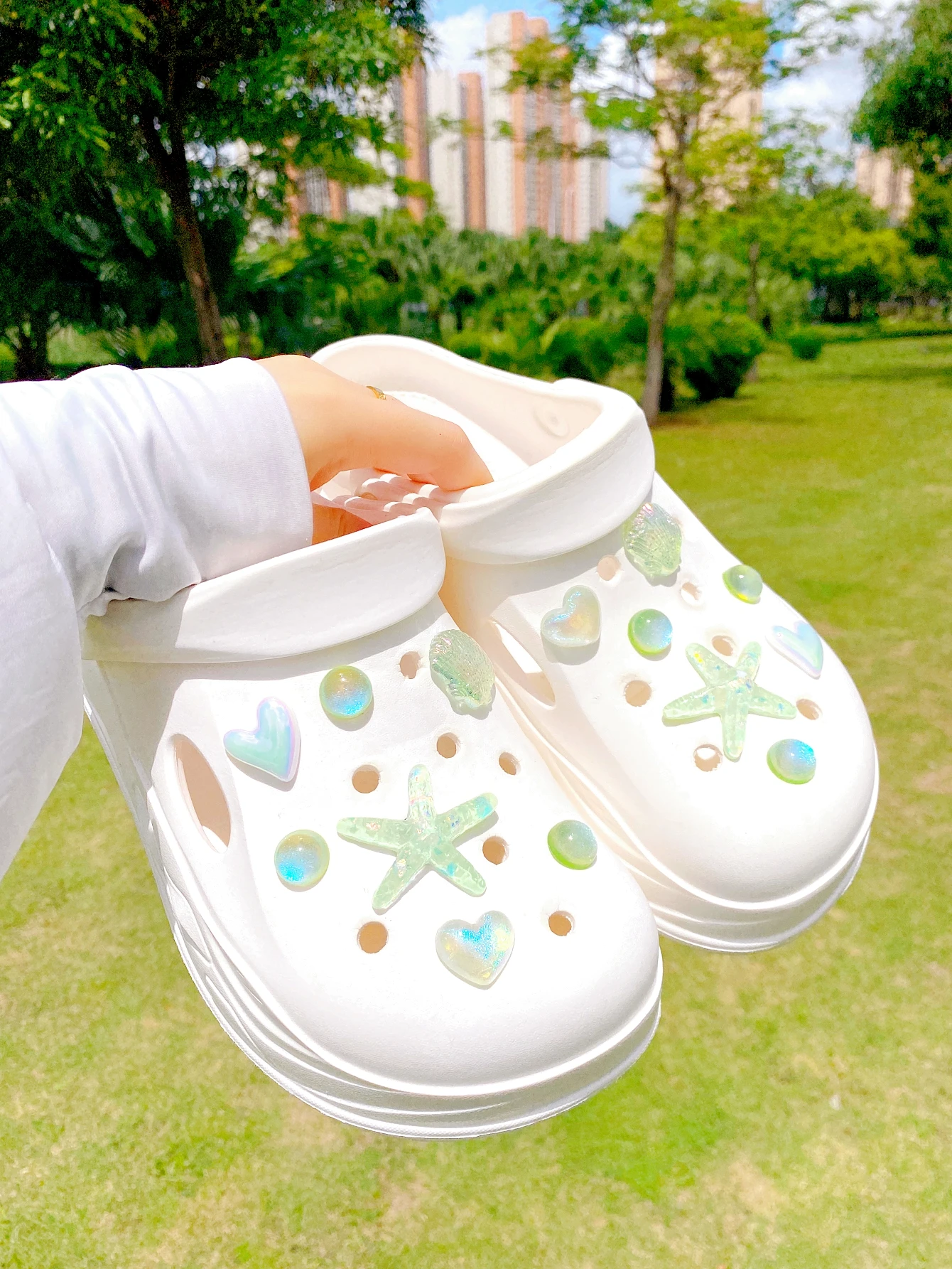 14-piece shoe decoration DIY casual shoe decoration - An interesting and versatile way to personalize your footwear