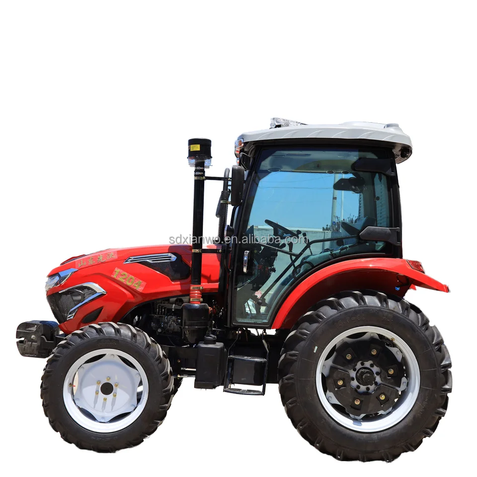 China Agriculture 4x4 Wheel 80hp-120hp High Power Tractor for Large Farmland