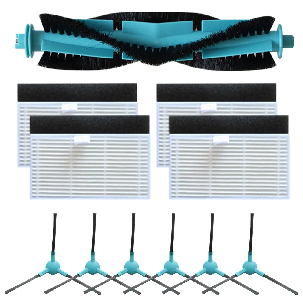 Main Roller Side Brush Filter Kit For Ultenic For T10 Lite Vacuum Cleaner Parts Plastic Nylon Home Cleaning Appliance Parts