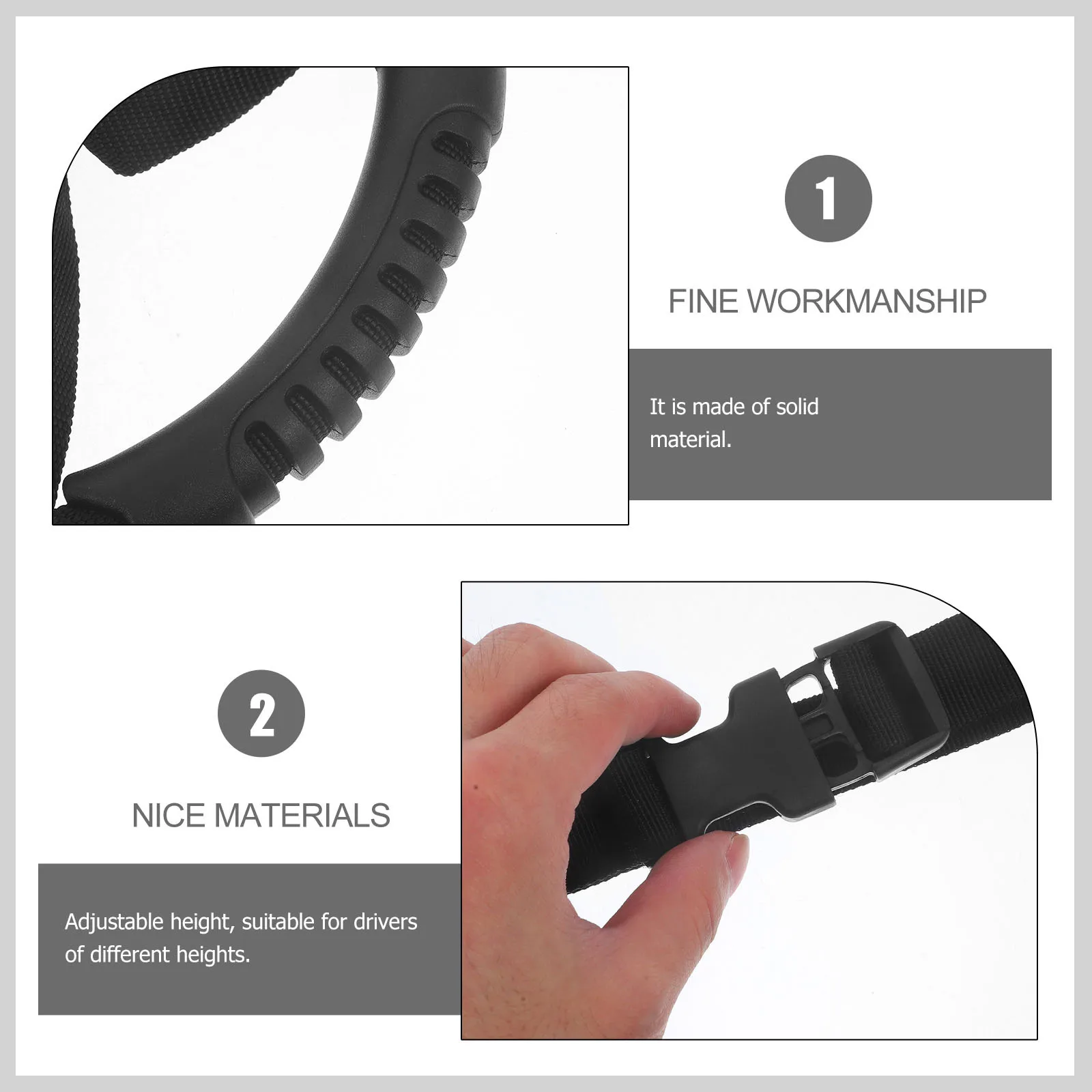 

2Pcs Car Door Assist Handle Standing Aid Grip for Elderly Disabled Vehicle Support Lightweight Durable Car Assist Handle