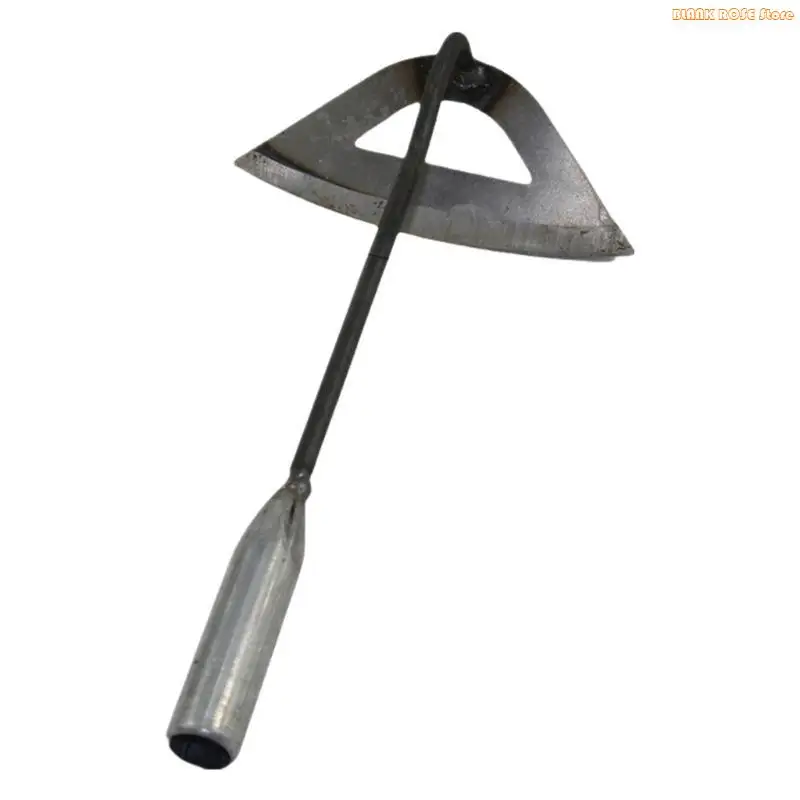 K1AE Hardened Hollow Hoe Heavy Duty Garden Hoes for Weeding Loosening Soil Digging