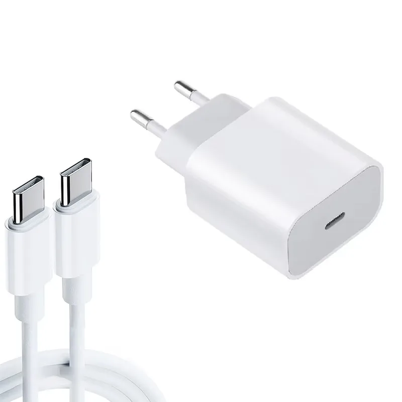 EU Stecker Schnelle Lade Adapter 1M Daten Draht Für Samsung S25 S24 S23 Xiaomi 15 14 13 Pro LG Transsion typ C Port Ladegeräte Kabel