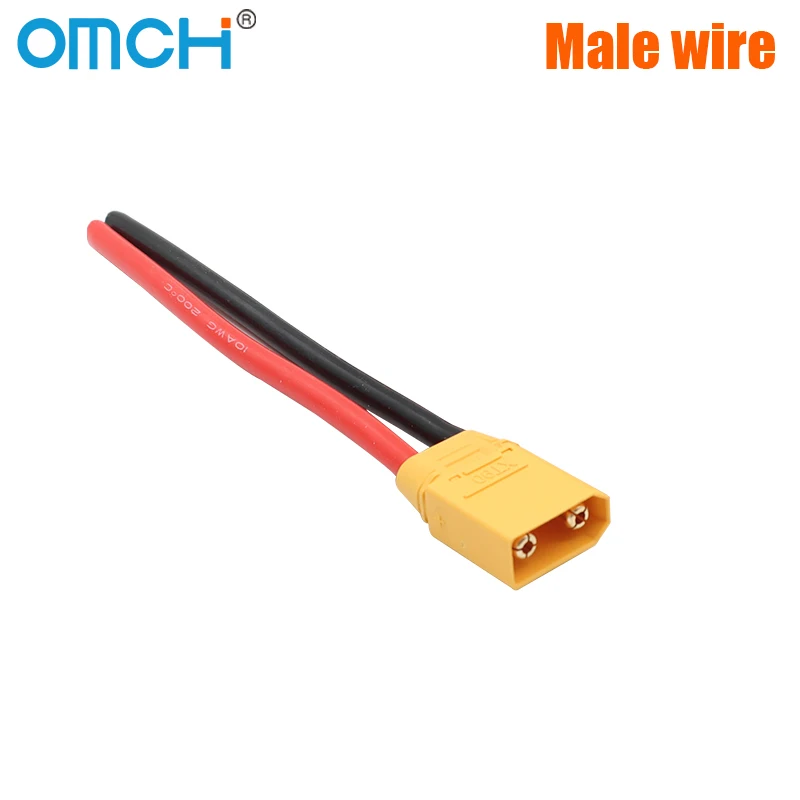 OMCH XT90 Männlich Weiblich Stecker Batterie Stecker Mit Silikon Flexible Draht 10AWG Für RC Flugzeug Lipo Batterie Drone Auto