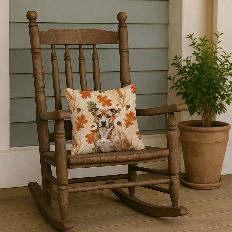 Poduszka dekoracyjna z motywem psa na jesień, wodoodporna, wytrzymała, miękka poduszka dekoracyjna na jesień do domu, ogrodu, na kanapę lub krzesło.
