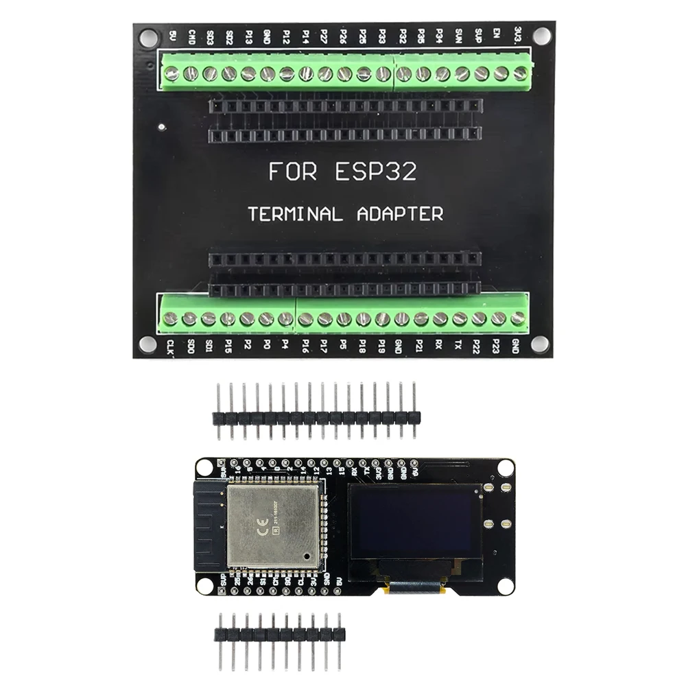ESP32 مجلس التنمية لوحة القطع GPIO 1 إلى 2 ل 38 دبوس متوافق مع NodeMCU-32S لوا لوح تمديد ESP-32S CP2102