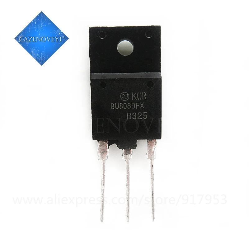 

10pcs/Lot BU808DFX BU808DF BU808 TO-3PF In Stock