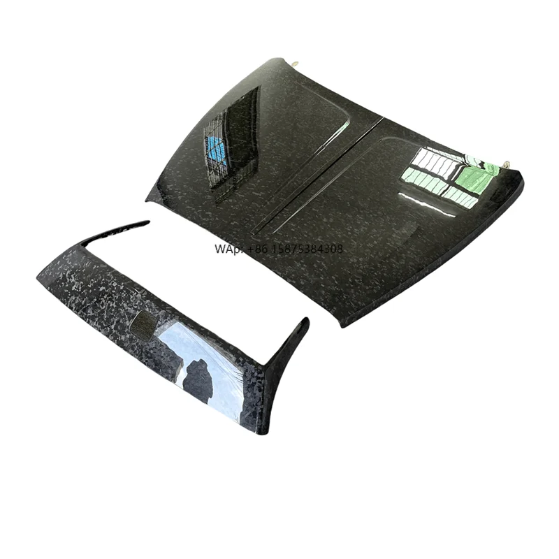 

High gloss forged carbon fiber MSY type car front engine hood suitable for Phantom