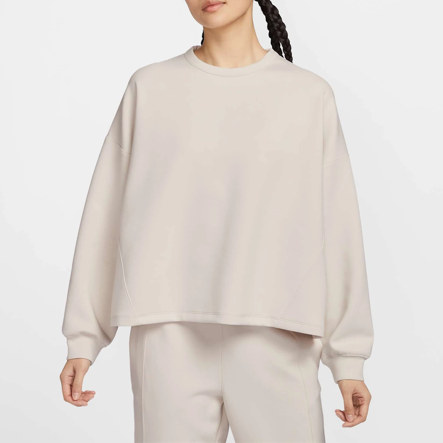 

Nike Genuine Women's Round-Neck Pullover Hoodie HQ8194-104