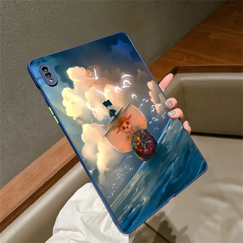 Bright Color Landscape Painting Case for Samsung Galaxy Tab S7 S8 Plus 12.4 A8 A7 S6 Lite Hard Cover for Samsung Tab S9 FE Case