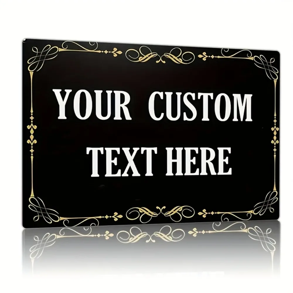 Custom Wrought Iron Welcome Sign 8x12
