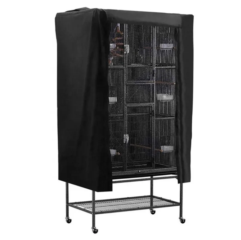 New Outdoor Bird Cage Outdoor Waterproof Animal Cage Canopy Household Dust Cover Coated With Silver to Prevent Rain
